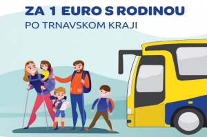 Leto v trnavskej župe autobusom pre rodiny s deťmi za 1 euro