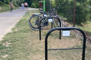 Nové vybavenie pre cyklistov na Kunovskej priehrade.