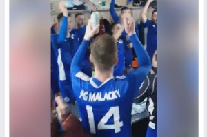Radosť futbalistov FC Malacky po víťazstve nad ŠK Tomášov