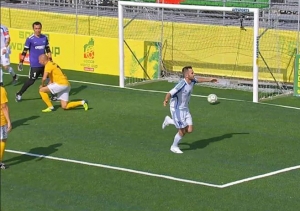 Rado Drápal sa teší po jednom z gólov do siete Kazachstanu na majstrovstvách sveta.