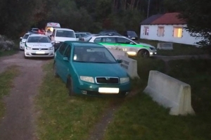 Zásah polície v obci Plavecký Štvrtok