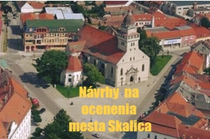 Návrhy na ocenenia mesta Skalica