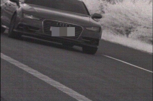 Audi rýchlosť 203 km/h   /       Foto: polícia KRPZ BA