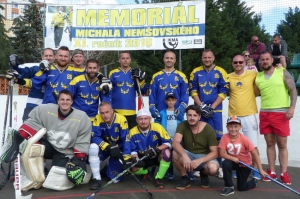 Víťaz turnaja Vikingovia, za ktorých Michal Nemšovský hrával.