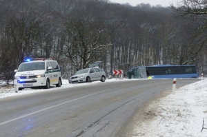 havária autobusu                        /              foto: NaZahori.sk