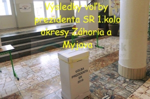 Ako dopadlo 1. kolo volieb hlavy štátu na Záhorí a Myjave?