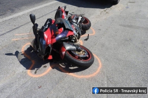 Nehody motocyklistov na Záhorí