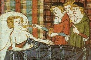 stredoveká liečba - ilustračné foto    /            zdroj: medievalists.net