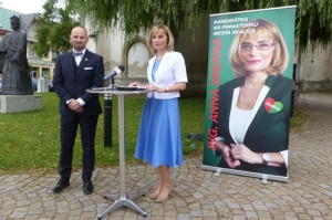 Župan Viskupič vyzval Annu Miernu: „Poslankyňa alebo primátorka podľa zásady OĽaNO jeden mandát stačí“