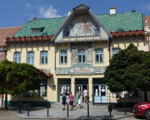 Skalica - Dom kultúry a sídlo Turistickej informačnej kancelárie.