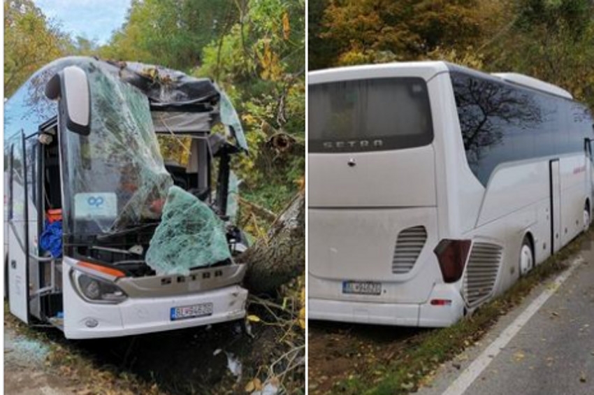 Vodič autobusu neprežil nehodu medzi obcami Cerová a Prievaly