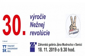 Senica: V Záhorskej galérii diskusia k 30. výročiu Nežnej revolúcie