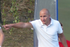 Tréner TJ Radimov Tomáš Miša.