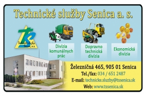 Spoločnosť Technické služby Senica trpí nedostatkom zamestnancov
